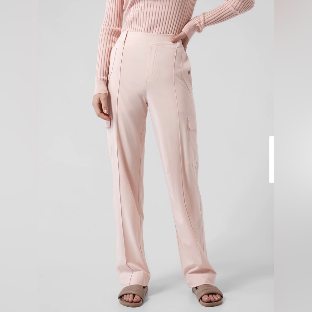 NWT athleta pants light pink. Vienna cargo pant